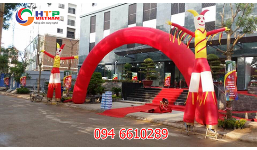 Cho thuê rối hơi cổng hơi tại Tòa Nhà Hateco Cho thuê rối hơi cổng hơi tại Tòa Nhà Hateco